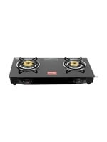 Prestige Black Superme 2B Toughned Glass 2 Burners Top Gas Stove - Gas Stove