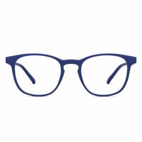 HUSTLR Zero Power Bluecut & Antiglare Computer Eyeglasses | Full Rim Square | As Seen On Shark Tank | Peyush Bansal Glasses | For Men & Women | Medium | LB E14058-W