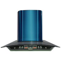 Fabiano NEXA DJ 60cm 1100m3/hr Ducted Auto Clean Ceiling Mounted Chimney with Double Baffle Filter (Blue)