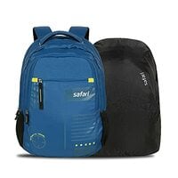 Safari Swagpack 35 Ltrs Large Laptop Backpack With 3 Compartments and Raincover - Blue (SWAGPACK19CBBLU)