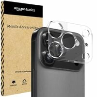 amazon basics Camera Lens Protector for iPhone 17 Pro Max (9H Hardness.Scratch Resistance) with Free Installation Kit Clear