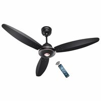 ACTIVA Gracia 1200mm Ceiling Fan, 3 Wider Blade, BLDC 28 Watt Motor Fan with LED Light, Energy Saving, Full Remote Control, Reversible Mode and Timer, 4 Years Warranty - Dark Brown