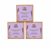 Nat Habit Cold Processed Lavender Moisturising Soap (Set of 3)