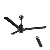 Orient Electric 1200 mm I Tome Remote| BLDC energy saving ceiling fan| BEE 5-star rated, consumes 26W at the highest speed| Saves up to 50% on electricity bills| 3-year warranty| Black, pack of 1