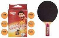 DHS TT Ball S-S1840BY 2 Star Y Supermarket (6 Pcs Box) 24 PCS with Smart PRO TT BAT Sun 