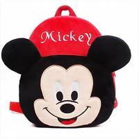 Littoze Small 10 L Backpack Bag Soft Material School Bag For Kids Plush Backpack Cartoon Toy Children's Gifts Boy