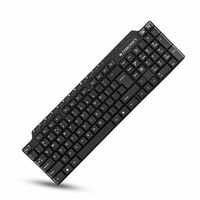 ZEBRONICS ZEB-KM2100 Multimedia USB Keyboard Comes with 114 Keys Including 12 Dedicated Multimedia Keys & with Rupee Key