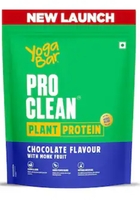Yogabar Pro Clean Plant Protein Powder, Chocolate Flavour- 500 gms