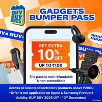Gadget Buy Buy Sale Pass - Electronic Super Pass at ₹9 or ₹99