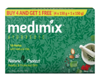 Fresh - Medimix Ayurvedic Classic 18 Herbs Bathing Soap 150g (Buy 4 Get 1 EXTRA Combo pack) (location specific)
