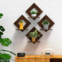 sq004 MDF (Medium Density Fiber) Wall Shelf on Flipkart