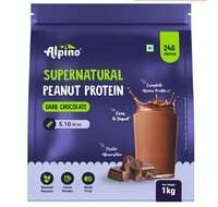 lowest - alpino super natural peanut protein (coffee &dark chocolate variants )1kg -cred 