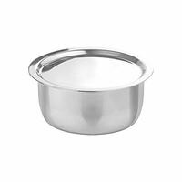 Milton Pro Cook TriPly Stainless Steel 18 cm Tope with SS Lid, 2.28 litres, Durable, Dishwasher Safe, Induction and Gas Ready, Patila for Boiling, Steaming, and Cooking, 3 Years Warranty