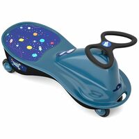 Lifelong Cuppy Swing Car For Kids 2–5 Years | Twist & Turn Ride-On Toy | Safe, Sturdy & Round Edges Push Ride | Load Capacity 50+Kg |No Pedals, No Batteries | Indoor & Outdoor Play | Diy Sticker, Blue