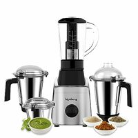 Lifelong 900 Watts Mixer Grinder With 4 Jars (Liquidizing, Wet Grinding, Juicer Jar And Chutney Jar), Stainless Steel Blades (Black, Llmg900)
