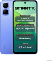 Infinix SMART 10 (Iris Blue, 64 GB)  (4 GB RAM)