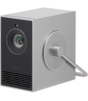 LG CineBeam Q HU710PB 4K UHD Smart Portable Laser Projector (3840x2160), Upto 120" Screen, 450,000:1 Contrast Ratio, 3-Channel RGB Laser, 360° Handle, Airplay & Screen Share and Auto Adjustment