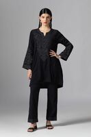 CORD EMBROIDERED KNITED CO-ORD SET