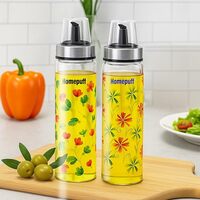 Home Puff High-Borosilicate Glass Oil Dispenser Bottles (2×500ml) at ₹479 on Amazon Use Coupon 