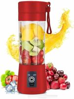 Delivery +149 Etekcity Portable 6-Blade Juicer Blender with built-in Jar, Juice Mixer Bottle,Fruit Juice Machine,USB Rechargeable Personal Size Juicer Grinder for Juices,Protein&Milk Shakes (REDQ1)