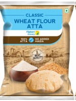 Grocery - Classic Wheat Flour Atta by Flipkart Grocery 5kg(location specific)