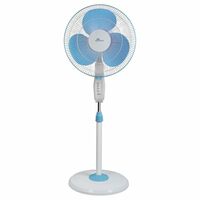 RR Signature Centaur 400 MM Pedestal Fan For Home| 90 Degree Silent Oscillation |High Air Delivery | 30 degree Tilt Functionality | 3 Speed Setting |2 Year Warranty White-Blue