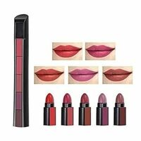 Bazaar : 5 Lipstick in 1 (Red Edition, 7.5gm) | Five Shades In One| Long Lasting,