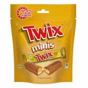 Twix Minis Cookie Caramel Chocolate Pack