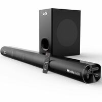 Boult GOBOULT (Formerly Newly Launched Bassbox X250 2.1 Channel Sound bar 250W Output, Dolby Digital Surround Sound, BT V5.3, EQ Modes, Dedicated DSP,Multi-Connectivity HDMI ARC, USB, AUX, Optic
