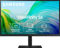Samsung ViewFinity S6 68.58 cm (27 inch) Quad HD LED Backlit Adjustable Stand Monitor (LS27F610EAWXXL)