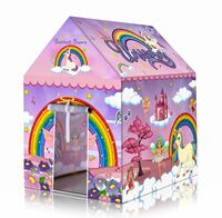 SANGANI, Exclusive Extremely Light Weight Kids Theme Play Theme Tent House for Kids 3-13 Year Old Girls and Boys Multi Color (UNC Non) 