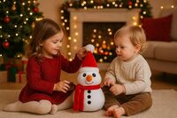 Besties Snowman Plush Toy Stuffed Snowman Animal Christmas Soft Toys for Christmas  - 35 cm on Flipkart