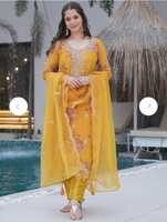 Up to 87% off on Anouk Women Kurta sets with dupatta starting @490