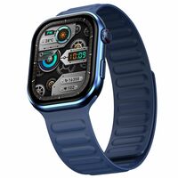 Fire-Boltt Brillia Pro Smart Watch 2.02” AMOLED Display, Bluetooth Calling, SpO2, Heart Rate Monitor, 120+ Sports Modes, Fitness Tracker, Voice Assistant, Smart Watch for Man & Women– Blue