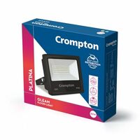 Crompton Aluminium Gleam 50W LED Flood Light | Outdoor Waterproof Security Light | Wide Angle Beam | Cool Daylight 6500K | Energy Saving | Pack of 1