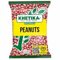 Khetika Peanuts 1Kg | Ground Nut Raw, Groundnut, Raw Peanuts, Moongfali, Unpolished, Rich in Protien & Fiber, Naturale (Pallilu)