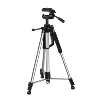 HIFFIN HF-1200 140cm Adjustable Tripod for Mobile and Camera (Built-in Bubble Head, Black)