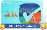40% Supercoin cashback on Cleartrip Gift card