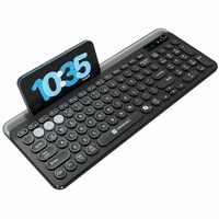 Portronics Bubble 3.0 Wireless Keyboard with Bluetooth (Black)