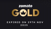 Get Zomato 3 months gold @₹1 (Today again) 