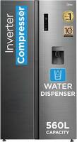 Midea 560 Ltr Side by Side Refrigerator with Water Dispenser 