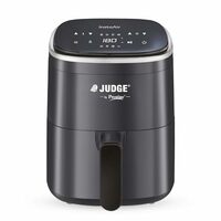 Judge by Prestige InstaAir Digital 4L Air Fryer | 80% less Oil Consumption | Air Fry, Grill, Roast, Bake | Digital Display | 8 Preset Menu | 1250 Watts | Easy to Clean | 1Y Warranty | ISI Certified