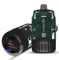 Portronics 65 W Car Charger, Black