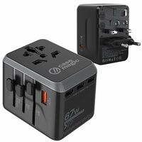 case‑magic Universal Travel Adapter 67W GaN All‑in‑One International Power Adapter at ₹2,184 on Amazon Use Coupon