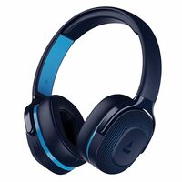 Boat Rockerz 425, ENx Tech, ASAP Charge, 25H Battery, Dual Pair, Stream Ad Free Music via App Support, Bluetooth Headphones, Wireless Over Ear Headphone with Mic (Oceana Blue)