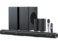 ZEBRONICS Juke BAR 9900 Soundbar, 725 Watts, DTS X, Dolby Atmos, 5.2.4 CH, 2X Wireless (Subwoofer & Satellites)
