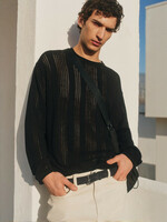  H&M Regular Fit Pointelle Knit Jumper- Sweaters for Men