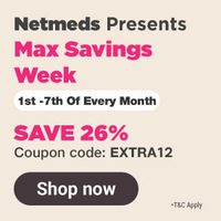Save 26% Off on Medicines with Netmeds Max Savings Week