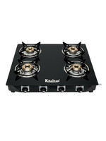 Buy Khaitan Black Toughened Glass Gas Stove - Gas Stove for Unisex 28983282 | Myntra