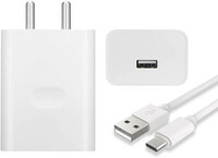 OPPO 45 W SuperVOOC 4 A Wall Charger for Mobile with Detachable Cable  (White, Cable Included)